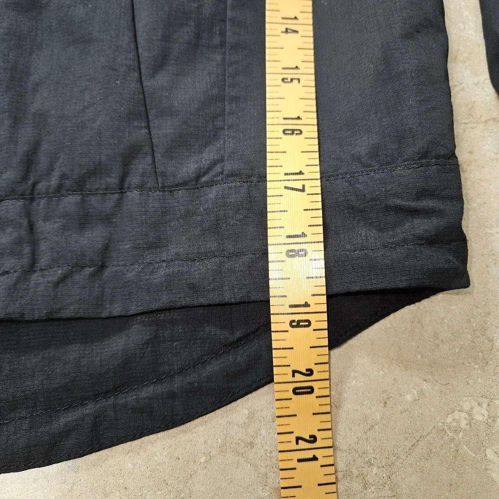 Levi's Jacket boys S Youth‎ Black Hooded Zip Front Chest Pockets Stowaway Hood